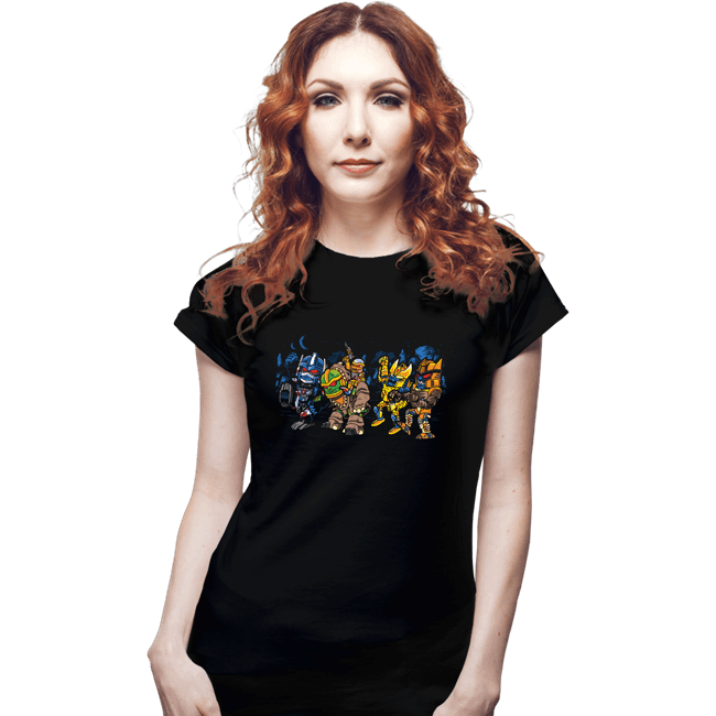 Daily_Deal_Shirts Fitted Shirts, Woman / Small / Black Where The War Beasts Are