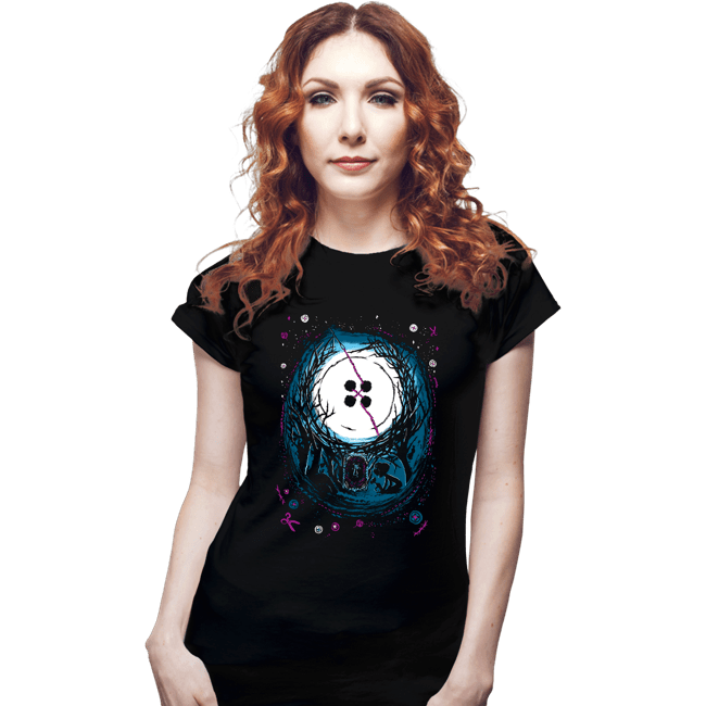 Daily_Deal_Shirts Fitted Shirts, Woman / Small / Black Dangerous Wishes