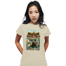 Load image into Gallery viewer, Daily_Deal_Shirts Fitted Shirts, Woman / Small / White Visit Hidden Leaf
