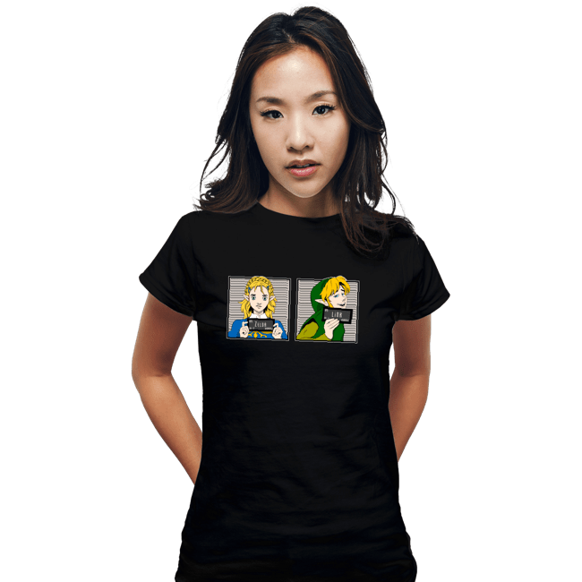 Shirts Fitted Shirts, Woman / Small / Black Arrested In Hyrule