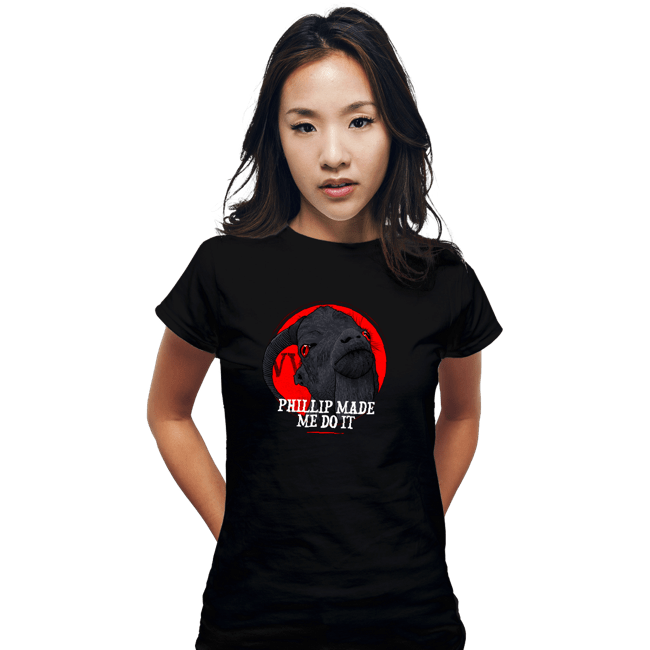 Shirts Fitted Shirts, Woman / Small / Black Phillip Made Me Do It