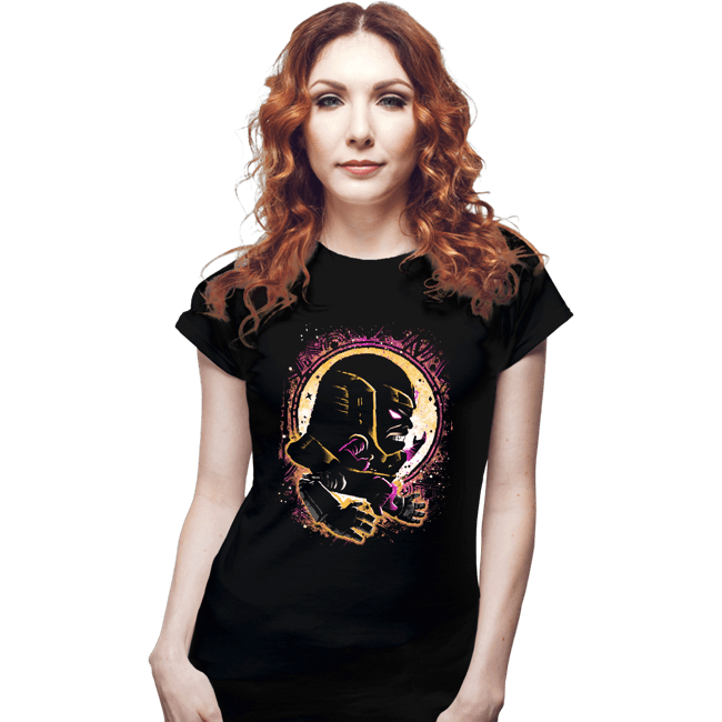 Daily_Deal_Shirts Fitted Shirts, Woman / Small / Black Big Head