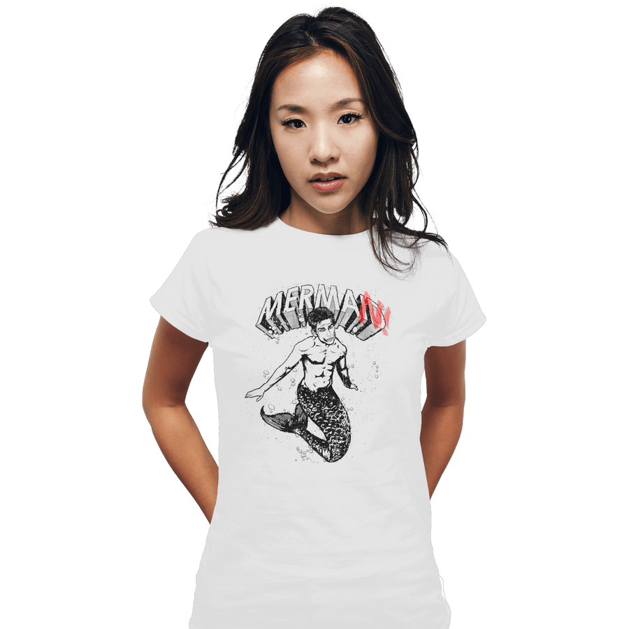 Shirts Fitted Shirts, Woman / Small / White Merman Zoolander