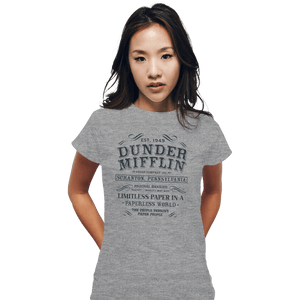 Shirts Fitted Shirts, Woman / Small / Sports Grey Limitless Paper