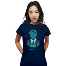 Load image into Gallery viewer, Shirts Fitted Shirts, Woman / Small / Navy The Leader
