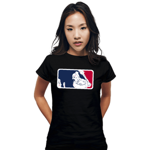 Shirts Fitted Shirts, Woman / Small / Black Major Clown League