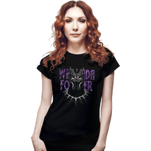 Load image into Gallery viewer, Shirts Fitted Shirts, Woman / Small / Black Panther Forever
