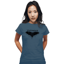 Load image into Gallery viewer, Shirts Fitted Shirts, Woman / Small / Indigo Blue Valar Morghulis
