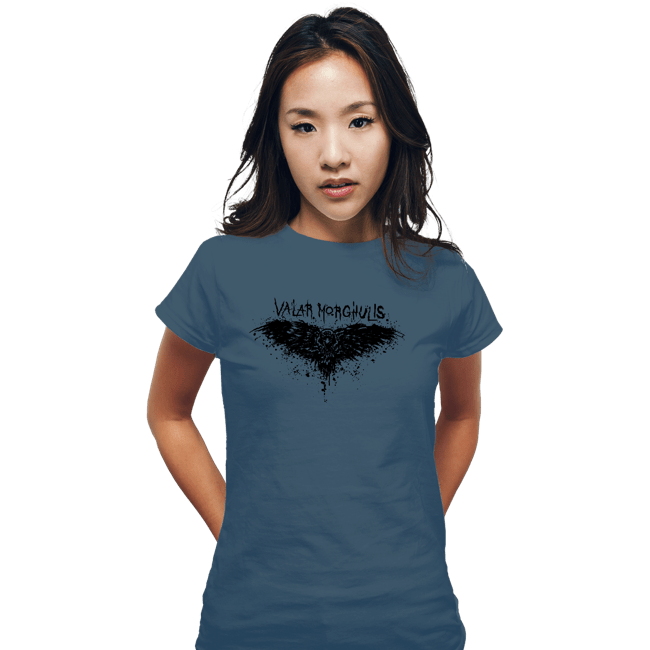 Shirts Fitted Shirts, Woman / Small / Indigo Blue Valar Morghulis