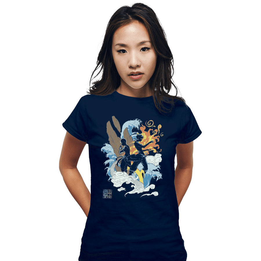 Shirts Fitted Shirts, Woman / Small / Navy Two Avatars