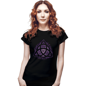 Daily_Deal_Shirts Fitted Shirts, Woman / Small / Black The Three Witches