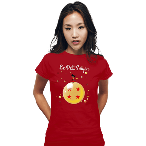 Shirts Fitted Shirts, Woman / Small / Red Le Petit Saiyen