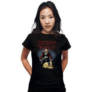 Secret_Shirts Fitted Shirts, Woman / Small / Black Alex Mack