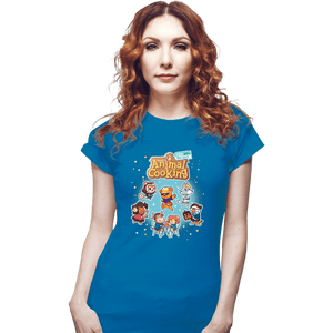Secret_Shirts Fitted Shirts, Woman / Small / Sapphire Animal Crossing Cooking