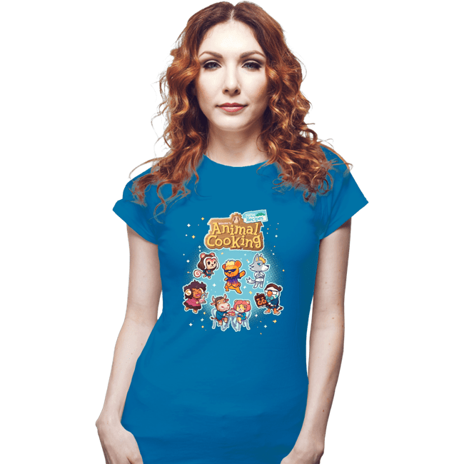 Secret_Shirts Fitted Shirts, Woman / Small / Sapphire Animal Crossing Cooking