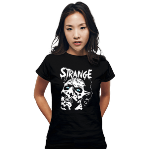 Shirts Fitted Shirts, Woman / Small / Black Something Strange