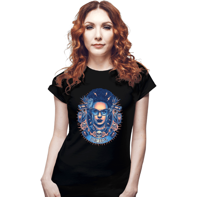 Shirts Fitted Shirts, Woman / Small / Black Electric Bride