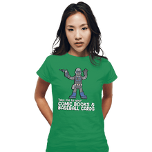 Load image into Gallery viewer, Daily_Deal_Shirts Fitted Shirts, Woman / Small / Irish Green The Android&#39;s Dungeon
