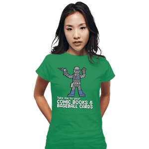 Daily_Deal_Shirts Fitted Shirts, Woman / Small / Irish Green The Android's Dungeon
