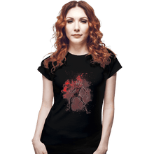 Load image into Gallery viewer, Shirts Fitted Shirts, Woman / Small / Black Carnage Art
