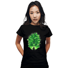Load image into Gallery viewer, Shirts Fitted Shirts, Woman / Small / Black Legendary Full Power
