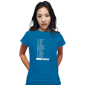 Secret_Shirts Fitted Shirts, Woman / Small / Sapphire 55 Burgers
