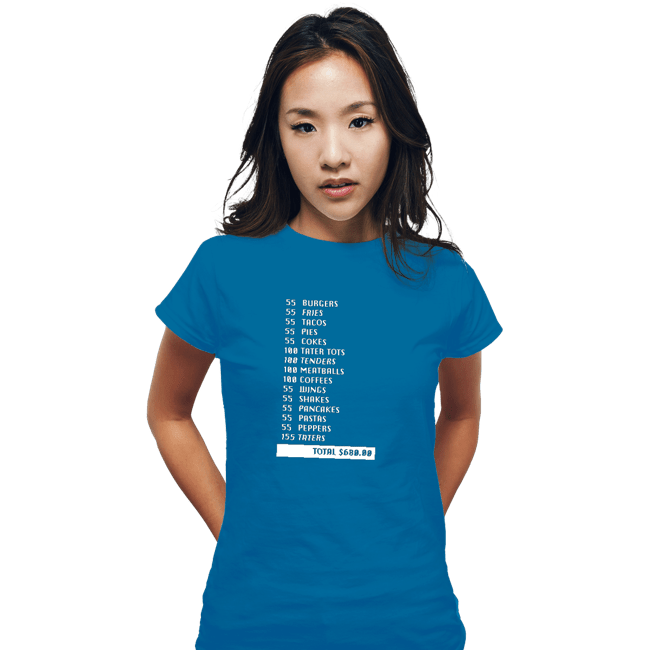 Secret_Shirts Fitted Shirts, Woman / Small / Sapphire 55 Burgers
