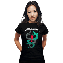 Load image into Gallery viewer, Shirts Fitted Shirts, Woman / Small / Black The Twin Snakes
