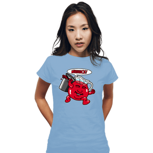 Shirts Fitted Shirts, Woman / Small / Powder Blue Kevin Aid