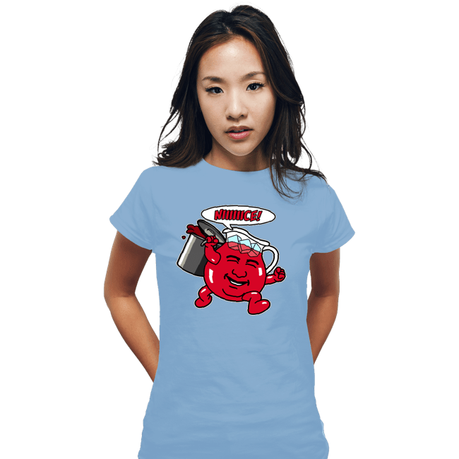Shirts Fitted Shirts, Woman / Small / Powder Blue Kevin Aid