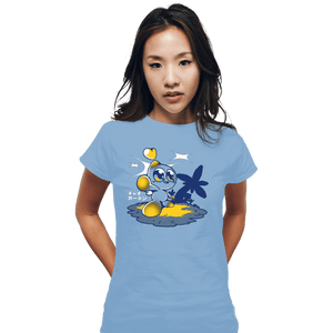 Shirts Fitted Shirts, Woman / Small / Powder Blue Chao Garden
