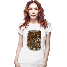 Load image into Gallery viewer, Shirts Fitted Shirts, Woman / Small / White Mission To Jabba&#39;s
