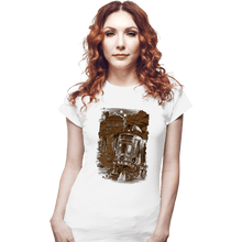 Load image into Gallery viewer, Shirts Fitted Shirts, Woman / Small / White Mission To Jabba&#39;s
