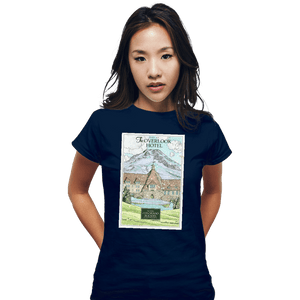 Secret_Shirts Fitted Shirts, Woman / Small / Navy Stay At The Overlook Hotel
