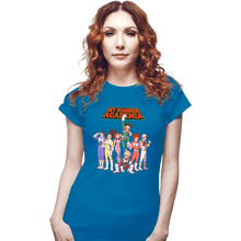Load image into Gallery viewer, Shirts Fitted Shirts, Woman / Small / Sapphire My Ranger Academia
