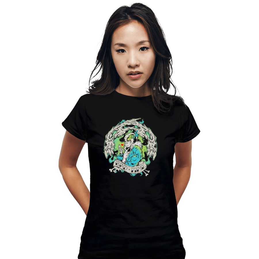 Shirts Fitted Shirts, Woman / Small / Black Bad Time