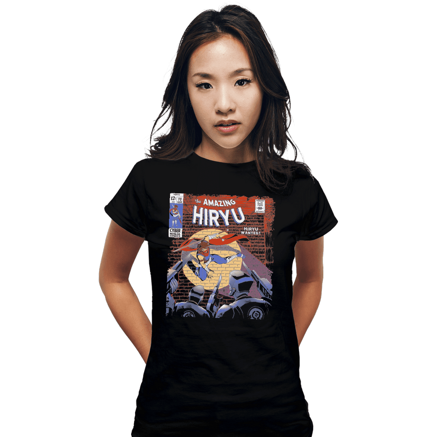 Shirts Fitted Shirts, Woman / Small / Black The Amazing Hiryu