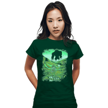 Load image into Gallery viewer, Shirts Fitted Shirts, Woman / Small / Irish Green Shadow Of Zelda
