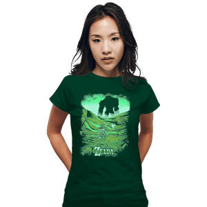 Shirts Fitted Shirts, Woman / Small / Irish Green Shadow Of Zelda