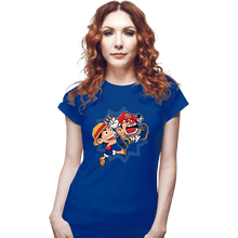 Load image into Gallery viewer, Secret_Shirts Fitted Shirts, Woman / Small / Royal Blue Super Stretchy Boy
