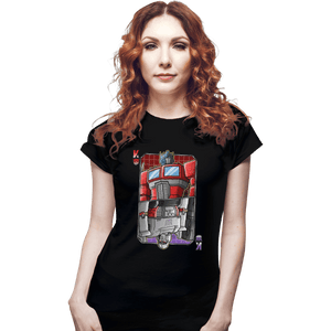Shirts Fitted Shirts, Woman / Small / Black King Autobot