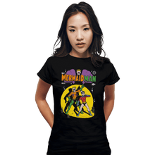 Load image into Gallery viewer, Shirts Fitted Shirts, Woman / Small / Black Mermaid Man
