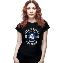 Load image into Gallery viewer, Shirts Fitted Shirts, Woman / Small / Black Sith Master Academy
