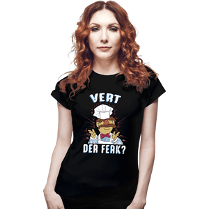 Daily_Deal_Shirts Fitted Shirts, Woman / Small / Black Vert Der Ferk?