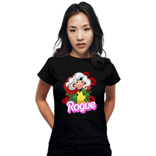 Load image into Gallery viewer, Daily_Deal_Shirts Fitted Shirts, Woman / Small / Black Rogue Barbie
