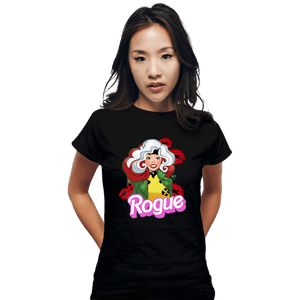 Daily_Deal_Shirts Fitted Shirts, Woman / Small / Black Rogue Barbie