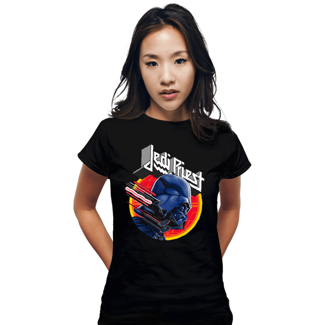 Daily_Deal_Shirts Fitted Shirts, Woman / Small / Black Galactic Hellion
