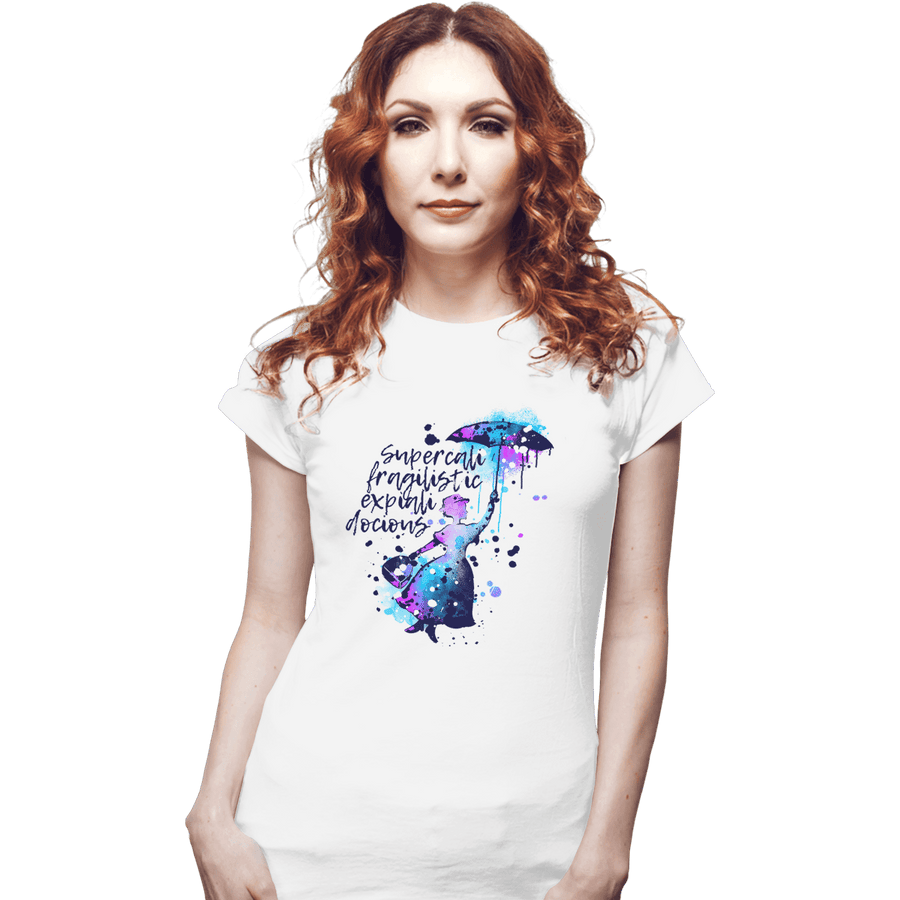 Shirts Fitted Shirts, Woman / Small / White Mary Watercolor