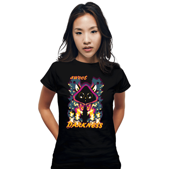 Shirts Fitted Shirts, Woman / Small / Black Sweet Darkness