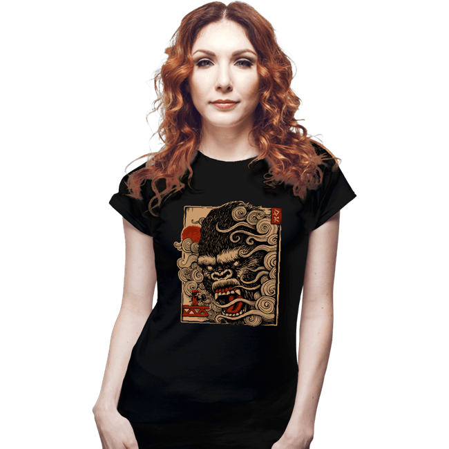 Shirts Fitted Shirts, Woman / Small / Black Kong